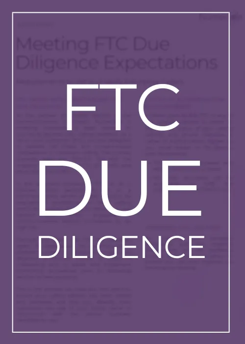 Numeracle's FTC Due Diligence Handout